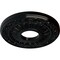 Ekena Millwork Nadia Ceiling Medallion (Fits Canopies up to 4 7/8"), 12 1/8"OD x 3 5/8"ID x 7/8"P, Black Pearl CM12NABPS - alternate 6